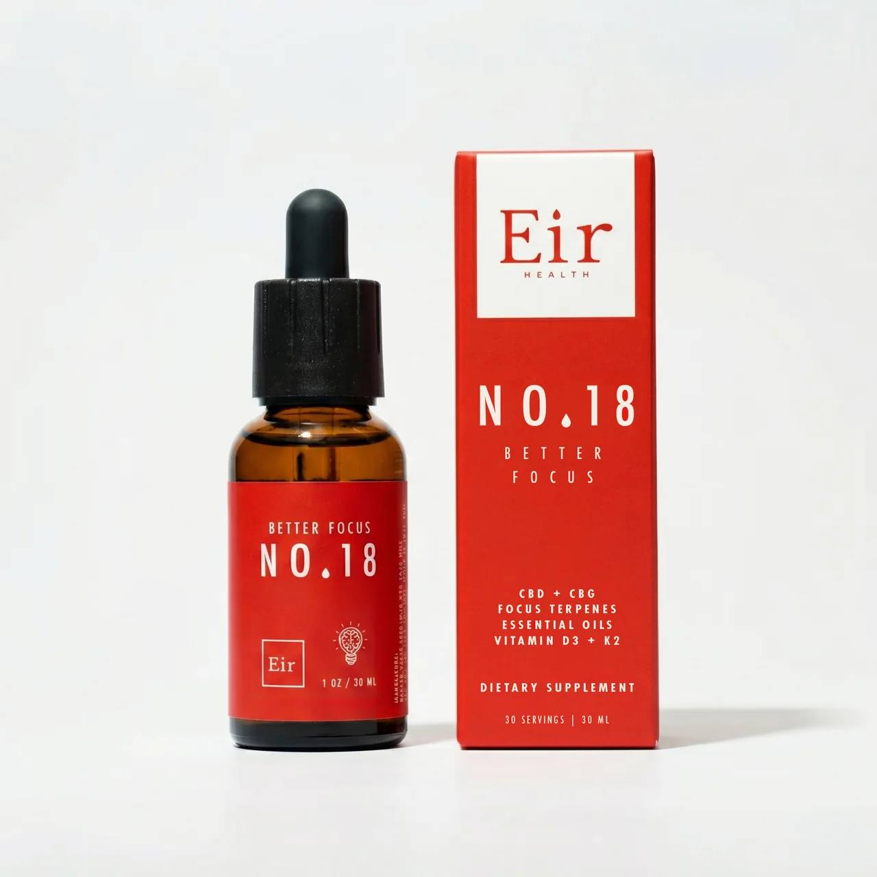 CBD OIL NO.18 Eir Health Better Focus